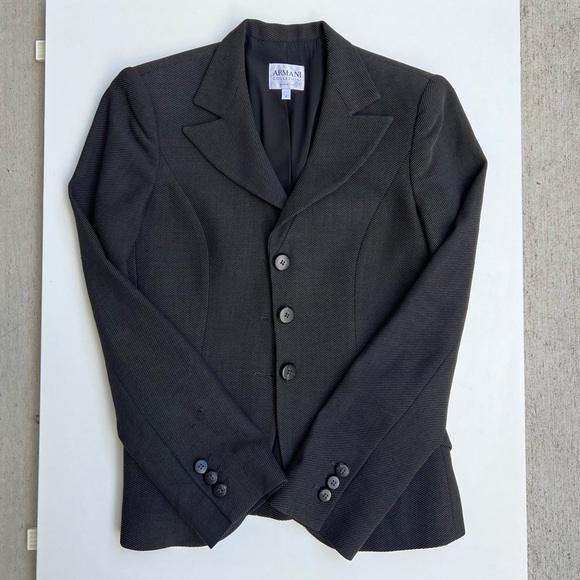 Armani Collezioni Vintage Y2K Fitted Blazer - Office Siren Corpcore Boardroom - Picture 7 of 15